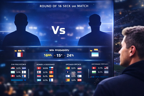 Nhận định tỷ số lượt về vòng 1/8 UEFA Champions League với biểu đồ xác suất chiến thắng